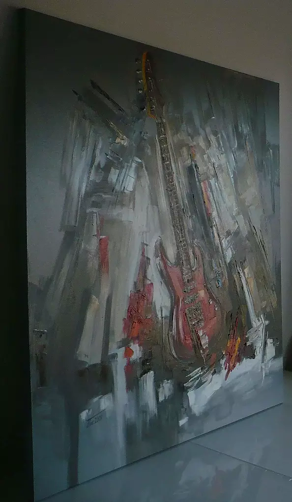 Dorota Łaz - ABSTRACT WITH A GUITAR 1