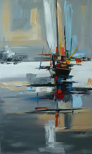 Dorota Łaz - ABSTRACTION WITH BOAT