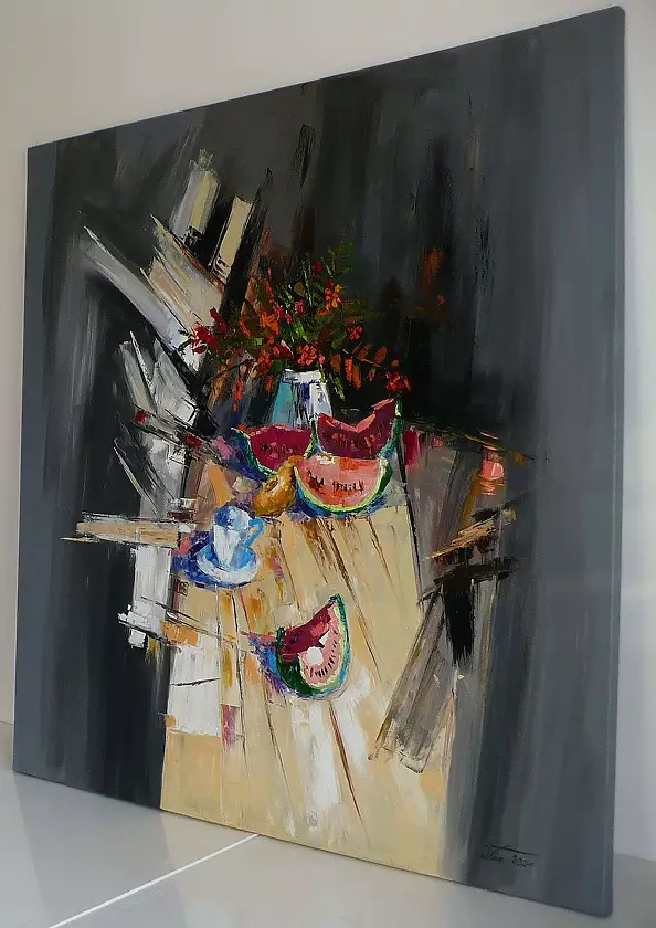 Dorota Łaz - ABSTRACT WITH STILL LIFE 1