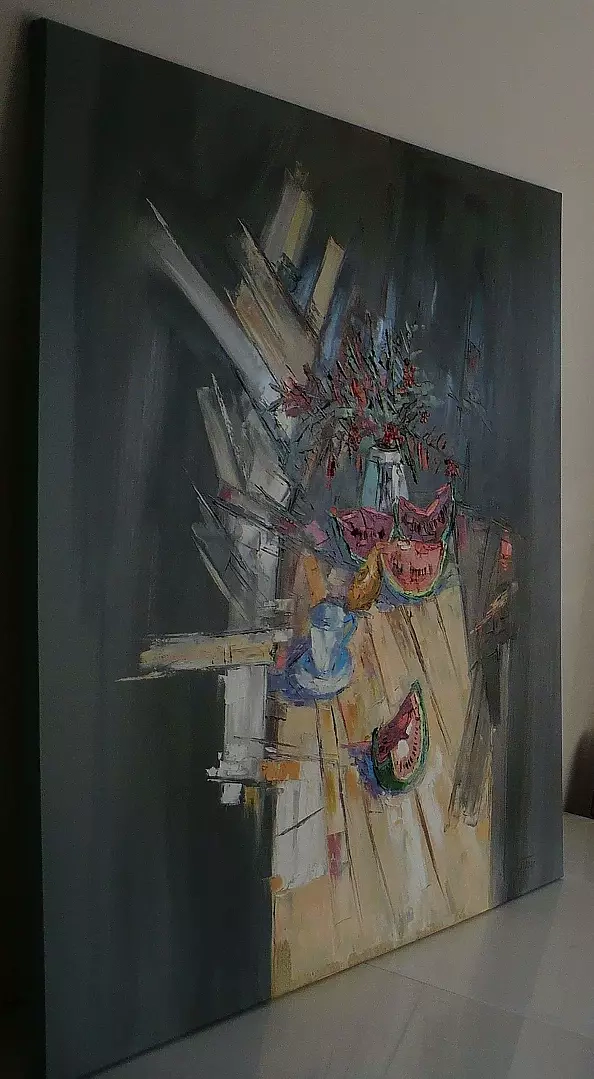 Dorota Łaz - ABSTRACT WITH STILL LIFE 1