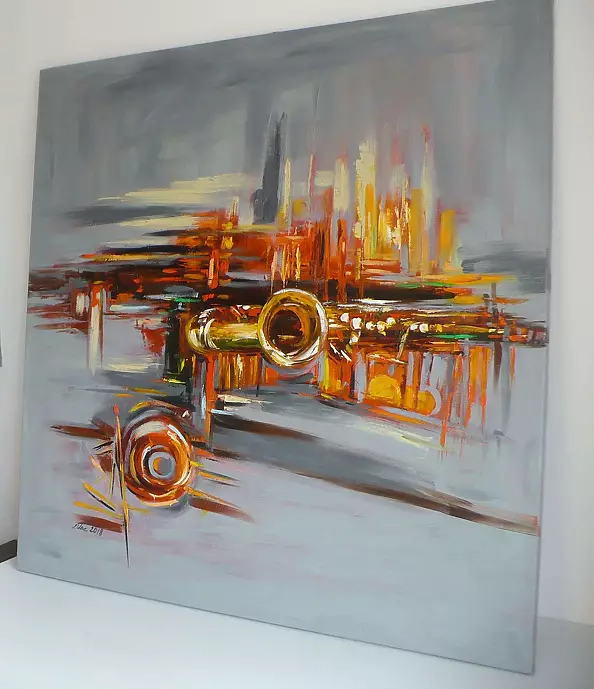 Dorota Łaz - ABSTRACT WITH SAXOPHONE