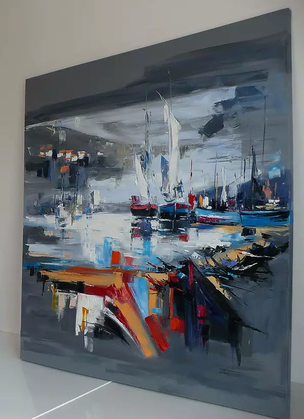 Dorota Łaz - ABSTRAKCJA Z ŻAGLÓWKAMI