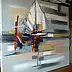 Dorota Łaz - ABSTRACTION WITH A SAILBOAT 1