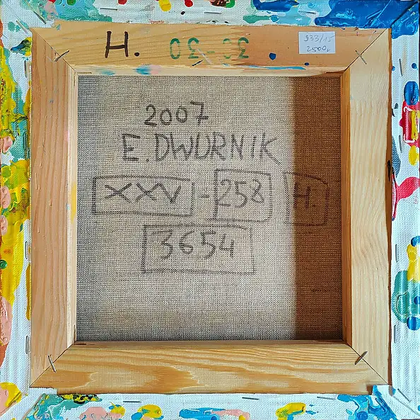 Edward Dwurnik, , Масляная картина - холст, 30 x 30