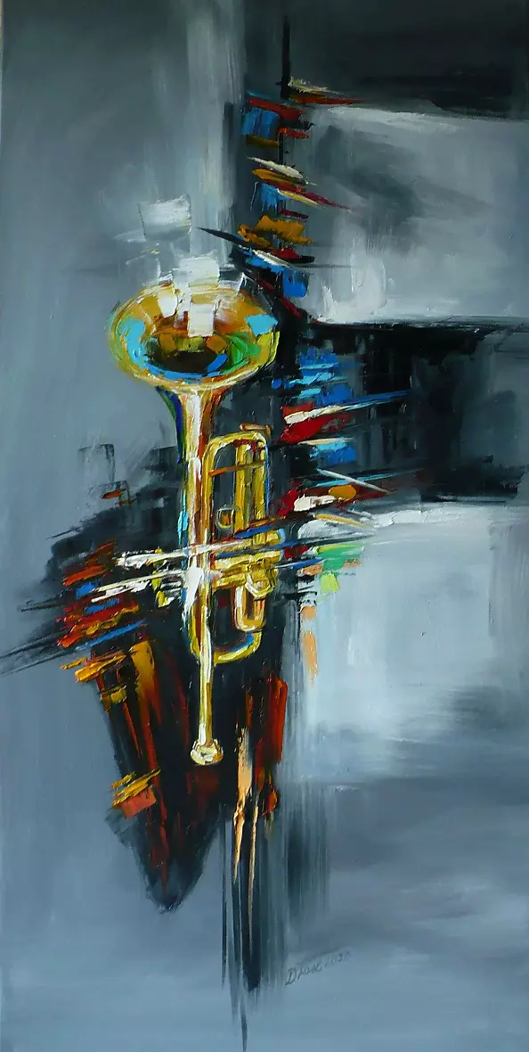 Dorota Łaz - ABSTRACTIONS WITH A TRUMPET - TRYPTIC