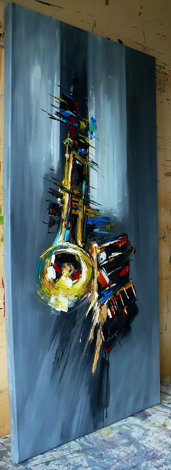 Dorota Łaz - ABSTRACTIONS WITH A TRUMPET - TRYPTIC
