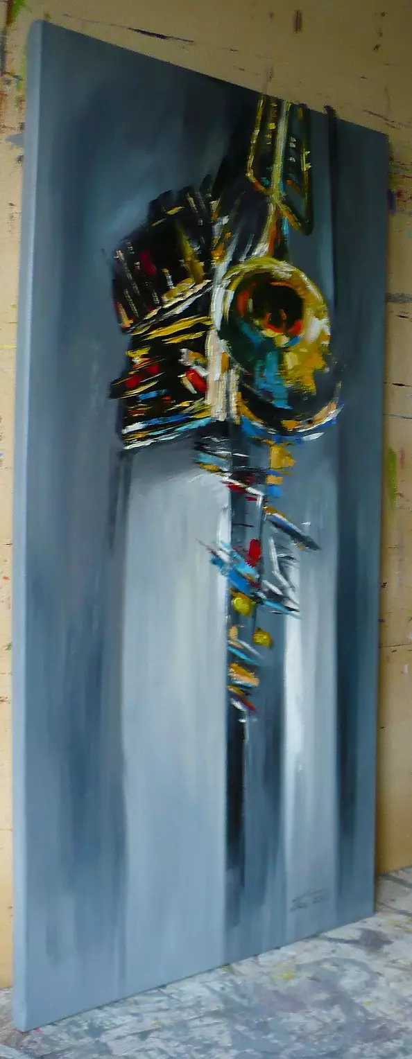 Dorota Łaz - ABSTRACTIONS WITH A TRUMPET - TRYPTIC