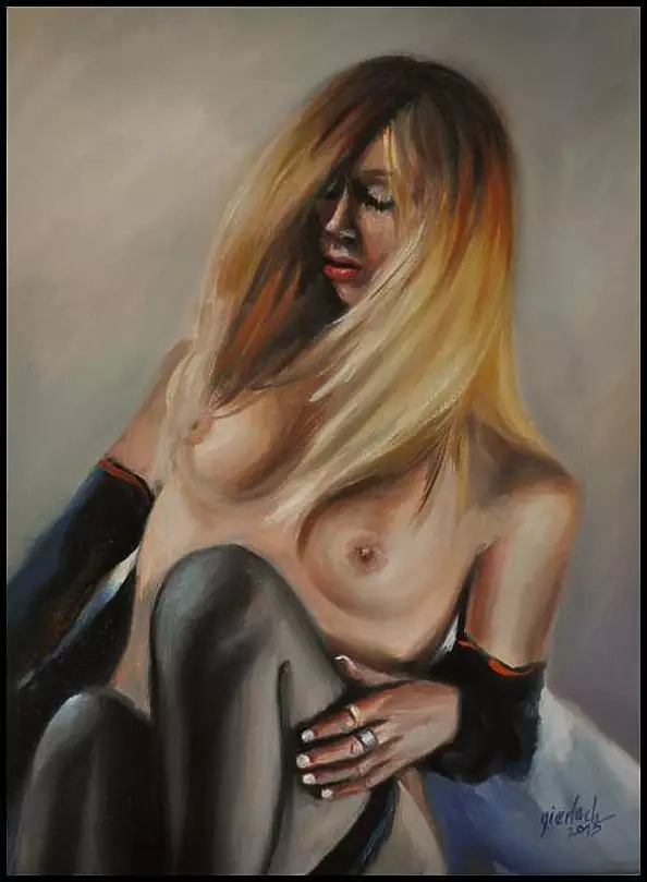 Damian Gierlach - ACT sorrows Pauli oil painting GIERLACH