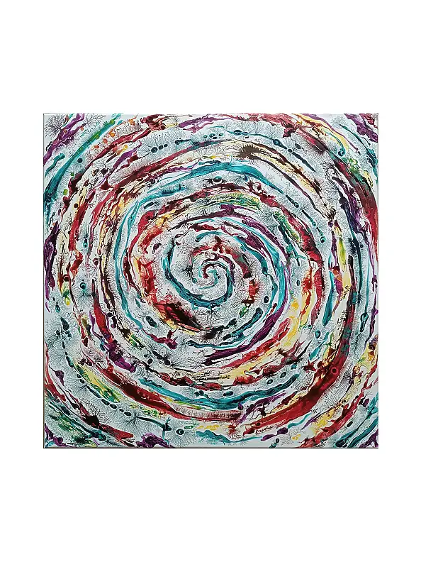 Joanna Bilska, VIVO!, Quadro ad acrilico, Inchiostro - tela, 60 x 60