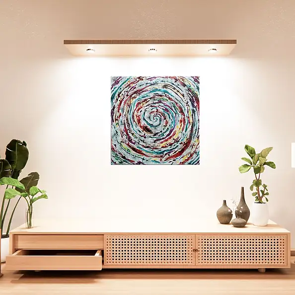 Joanna Bilska, VIVO!, Quadro ad acrilico, Inchiostro - tela, 60 x 60