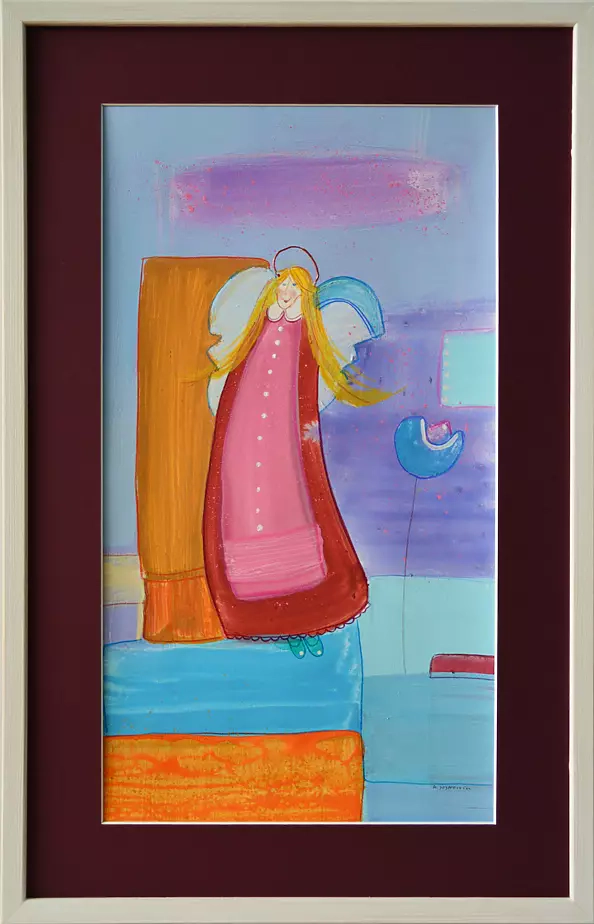 Małgorzata Jojnowicz - ANIOŁ12 (framed)