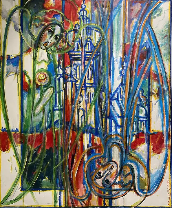 Eugeniusz Molski - ANGEL AT DUSK