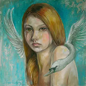   - ANGEL WITH SWAN