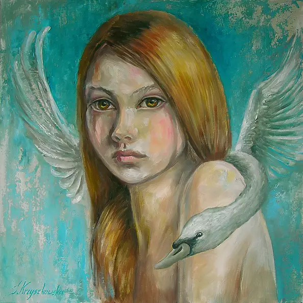 Izabela Krzyszkowska - ANGEL WITH SWAN