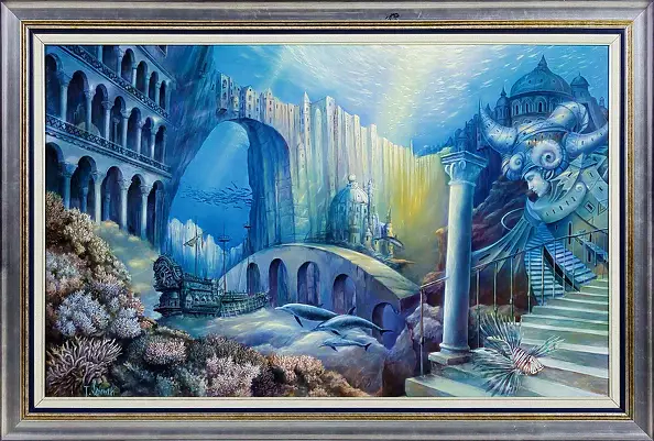 Tomasz Sętowski - ATLANTIS, 2007 OIL PAINTING