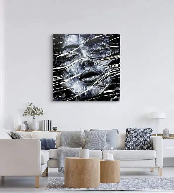 Szymon Hołubowski, AURA 12, Obraz akrylowy - płótno, 110 x 110