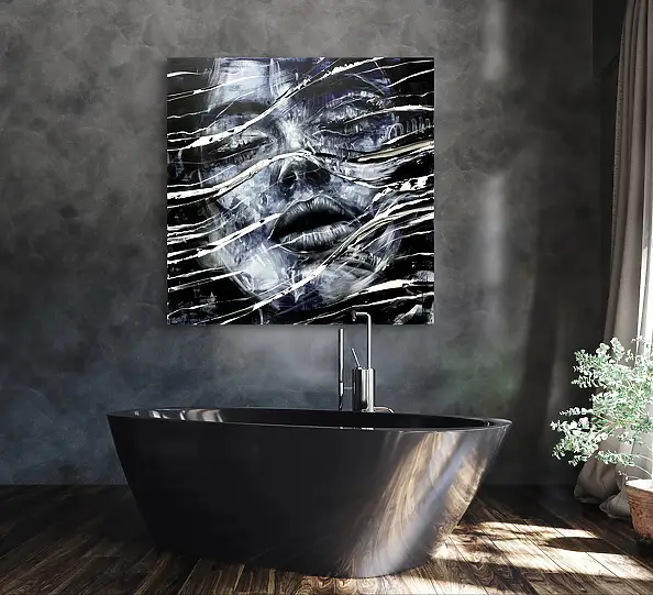Szymon Hołubowski, AURA 12, Obraz akrylowy - płótno, 110 x 110