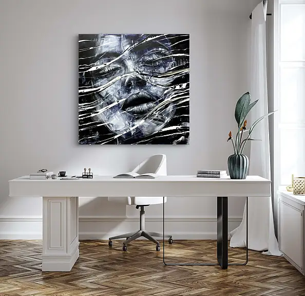 Szymon Hołubowski, AURA 12, Obraz akrylowy - płótno, 110 x 110
