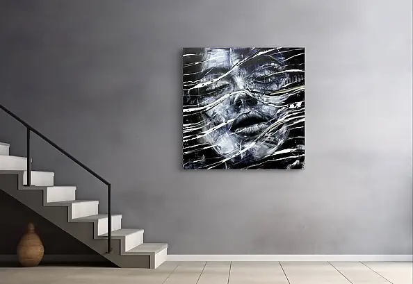 Szymon Hołubowski, AURA 12, Obraz akrylowy - płótno, 110 x 110