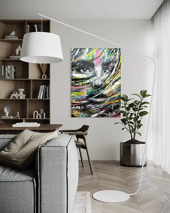 Szymon Hołubowski, AURA 21, Obraz akrylowy - płótno, 100 x 140