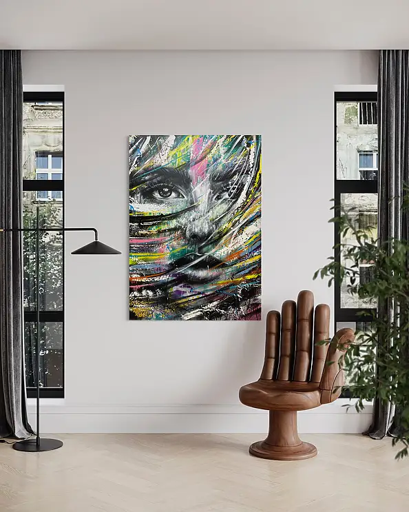 Szymon Hołubowski, AURA 21, Obraz akrylowy - płótno, 100 x 140