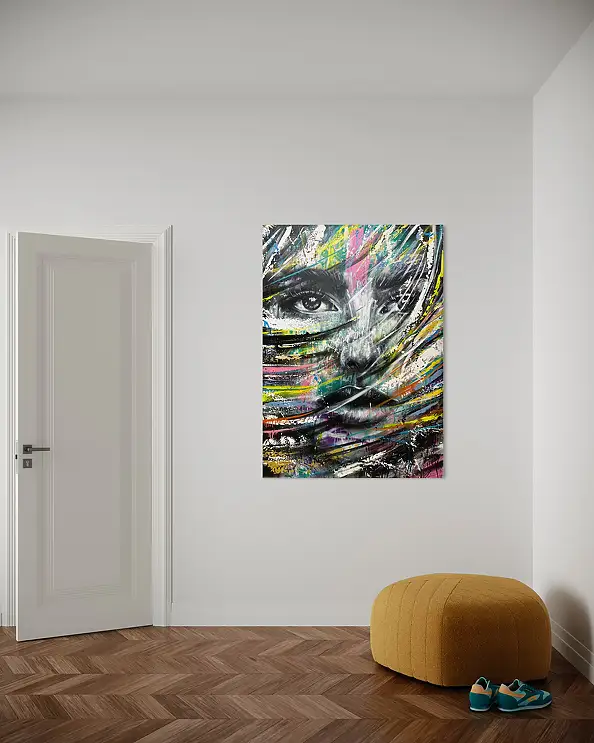 Szymon Hołubowski, AURA 21, Obraz akrylowy - płótno, 100 x 140