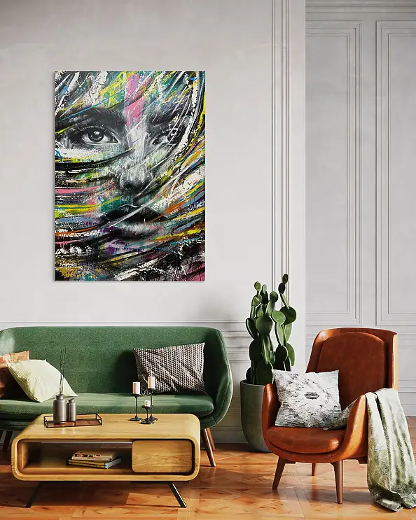 Szymon Hołubowski, AURA 21, Obraz akrylowy - płótno, 100 x 140
