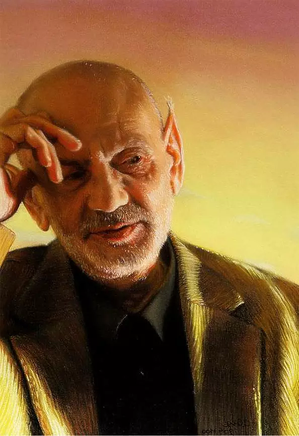 Kriz Cruz - Self Portrait With Mancha With fauns II