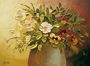   - BOUQUET With pansies