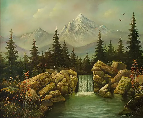 Czesław Szwajkosz - TATRZAŃSKA WATERFALL