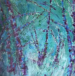 Aldona Kałat - Pejzaż niebieski