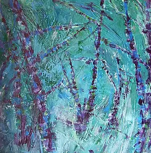 Aldona Kałat - Pejzaż niebieski