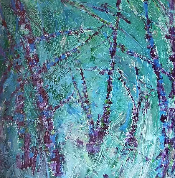 Aldona Kałat - Pejzaż niebieski