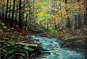 Janusz Grysiewicz - forest stream