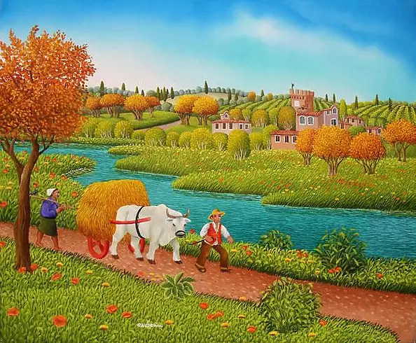 Cesare Marchesini - The Haywain Triptych