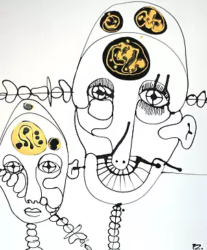 Paweł Zakrzewski - double Portrait