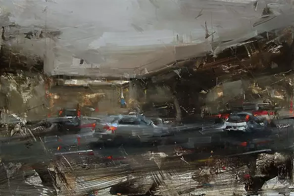 Tibor Nagy - A Drive Under Darkening Skies