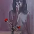 Nino Ninotti - The figure with red flowers