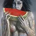 Maciej Wierzbicki - Dzięczyna with watermelon