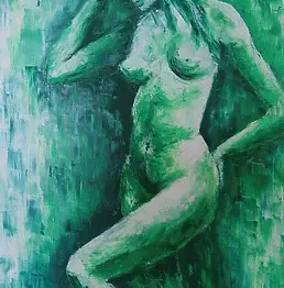 Natalia Famulska - Zielony akt