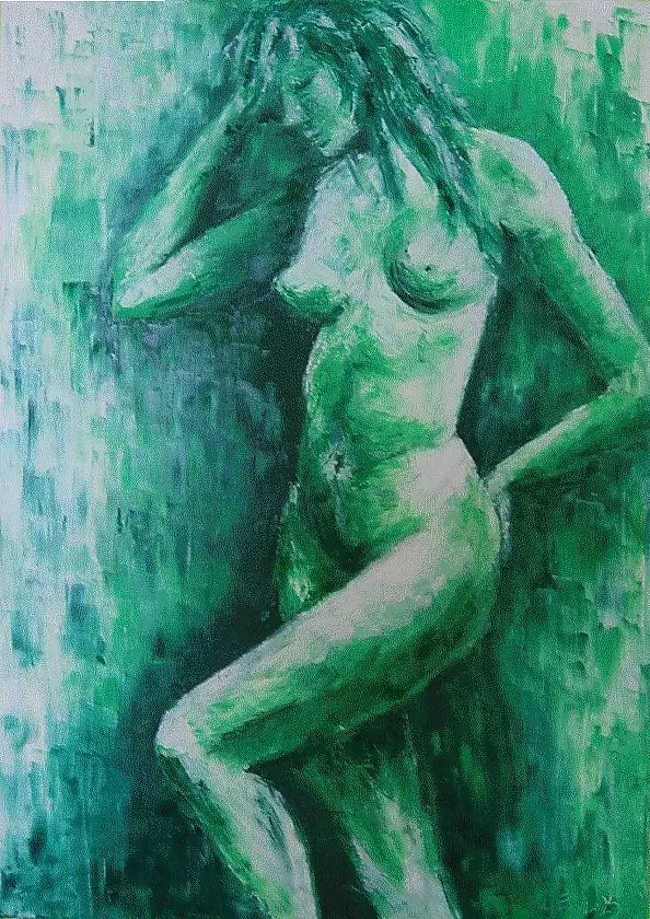 Natalia Famulska - Zielony akt