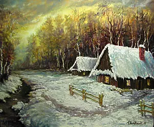 Tomasz Jaxa Kwiatkowski - Zagroda przy strumieniu