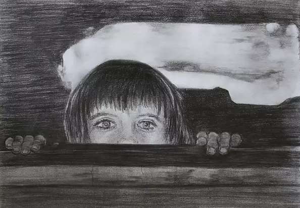 Agnieszka Kurlenda - A pencil drawing KUKU