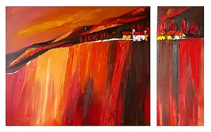 Dorota Łaz - RED LANDSCAPE