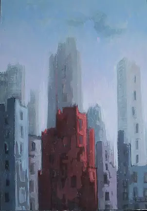 Salvatore Fratantonio - Czerwony budynek