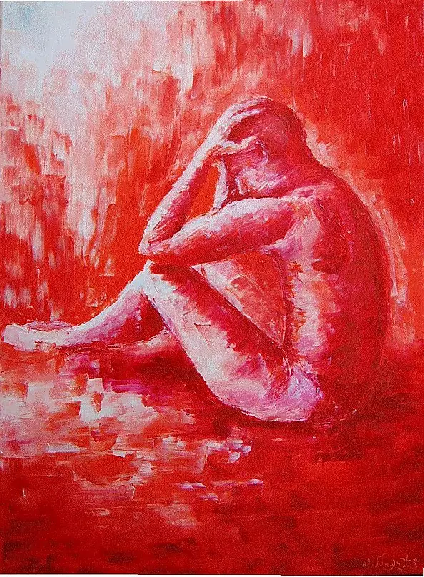 Natalia Famulska - Czerwony akt