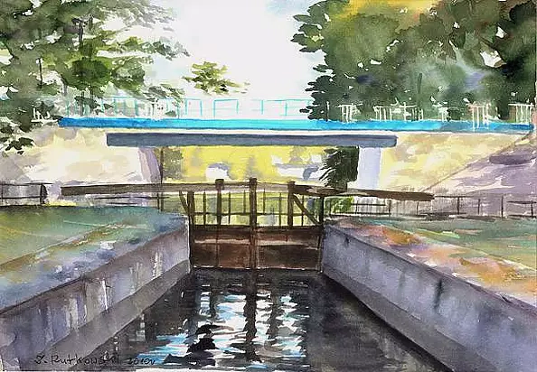Zdzisław Rutkowski - Sluice in Przewięź