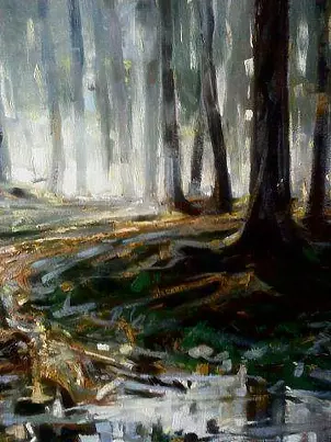 Marek Kubski - WIEDEŃSKI LAS PO DESZCZU