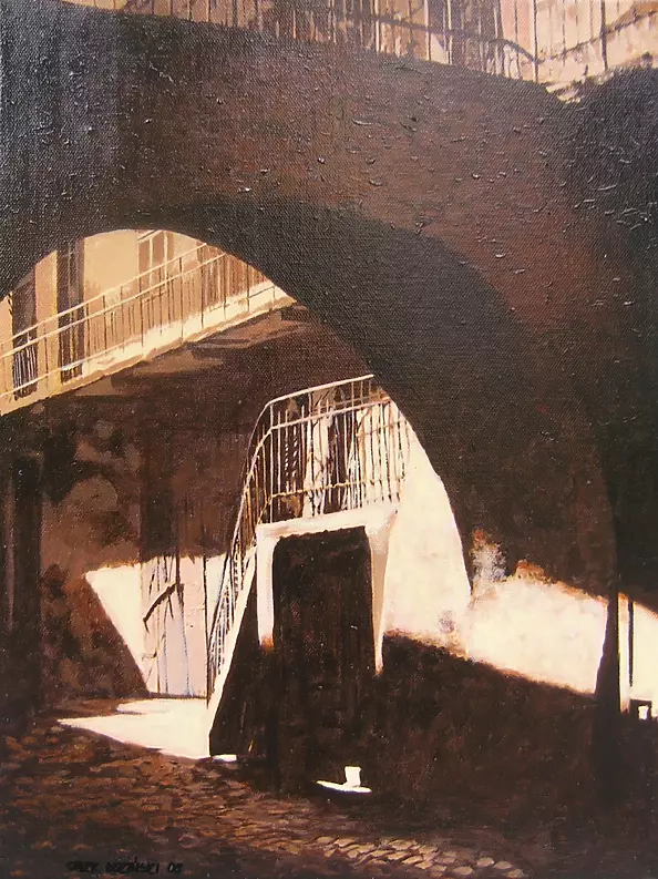 Jacek Łoziński - Podwórko w pionie IV