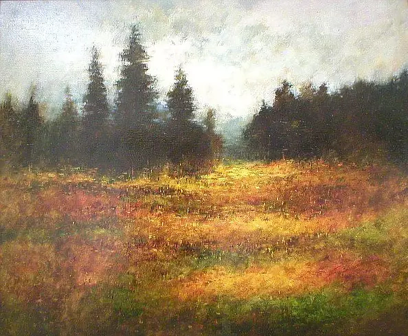 Tadeusz Gazda - Large autumn landscape